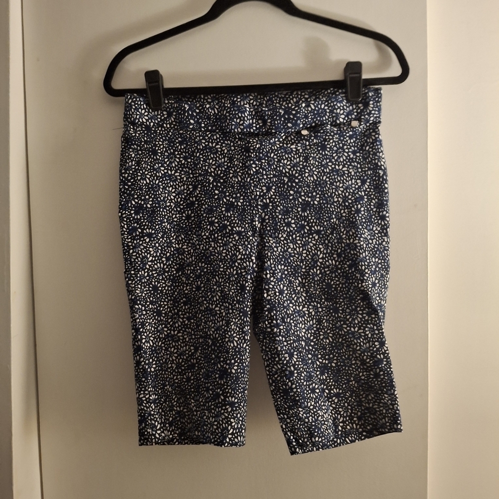 Rafaella Navy and White Women's Bermudas